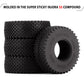 INJORA 1.0 Tires - S5 All Terrain Comp Pin Crawler Tires for TRX4M AX24 SCX24 FCX24 Upgrade Parts,55 * 20mm,T1013