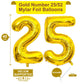 40 Inch Gold 25 Number Balloons Giant Jumbo Huge 25 Or 52 Foil Mylar Helium Number Digital Balloons Gold Birthday Mylar Digital