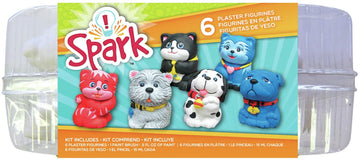 Colorbok Ypi50048 Plaster Figurines, Cats & Dogs