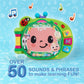 Cocomelon Learning Book Interactive Toy For Toddlers, 3 Learning Modes, Music, 50 Learning Phrases, Officially Licensed Kids Toys For Ages 18 Month