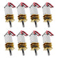 Xiitia 8Pcs Dc 3V-6V Mini N20 Gear Motor Slow Speed Full Metal Gearbox Without Terminal For Smart Car Diy Rc Toys