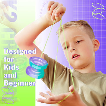 Magicyoyo K2 Crystal Yoyo For Kids 8-12, Responsive Yoyo For Beginner, Plastic Yoyo Professional Unresponsive Yo Yo For Adults W