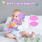 Fuzqq Baby Toys 0-6-12 Months,Infant Musical Stuffed Animals Soft Toy With Bright Colors,Crinkle Sound Paper, Multi-Textures & R