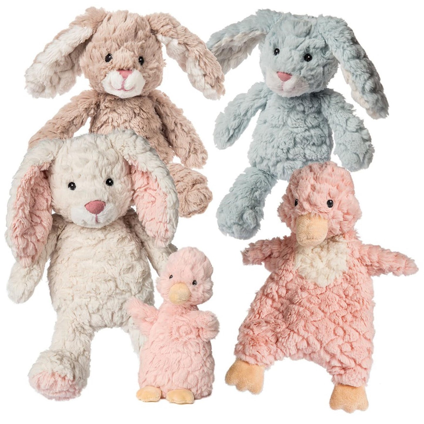 Mary Meyer Lovey Baby Soother - 13-Inch Soft Toy, Blush Pink Duck, Polyester, Model 42684