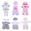 Babeside 6 Sets Reborn Baby Doll Clothes For 10-15 Inch Baby Dolls, Bitty Baby Doll Clothes Baby Doll Accessories Set For Realistic Baby Dolls Girl, 14 Pcs Reborn Doll Clothes