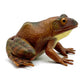 Gemini&Genius Tree Frog Figurine - Realistic Hand Painted Plastic Toy for Kids, Brown, Ideal for Backyard Decor and Educational Play, Ages 3+