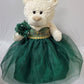 Kinnex Collections Since 1997 20' Quince Anos Quinceanera Last Doll Teddy Bear With Dress (Centerpiece) ~ Arc16831-33 (Emerald Green)
