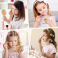 Lonico Wooden Makeup Toy Set For Girls Pretend Play Makeup Kit For Toddlers 3-5 With Eyeshadow/ Mascara/ Perfume/ Blush/ Mirror/