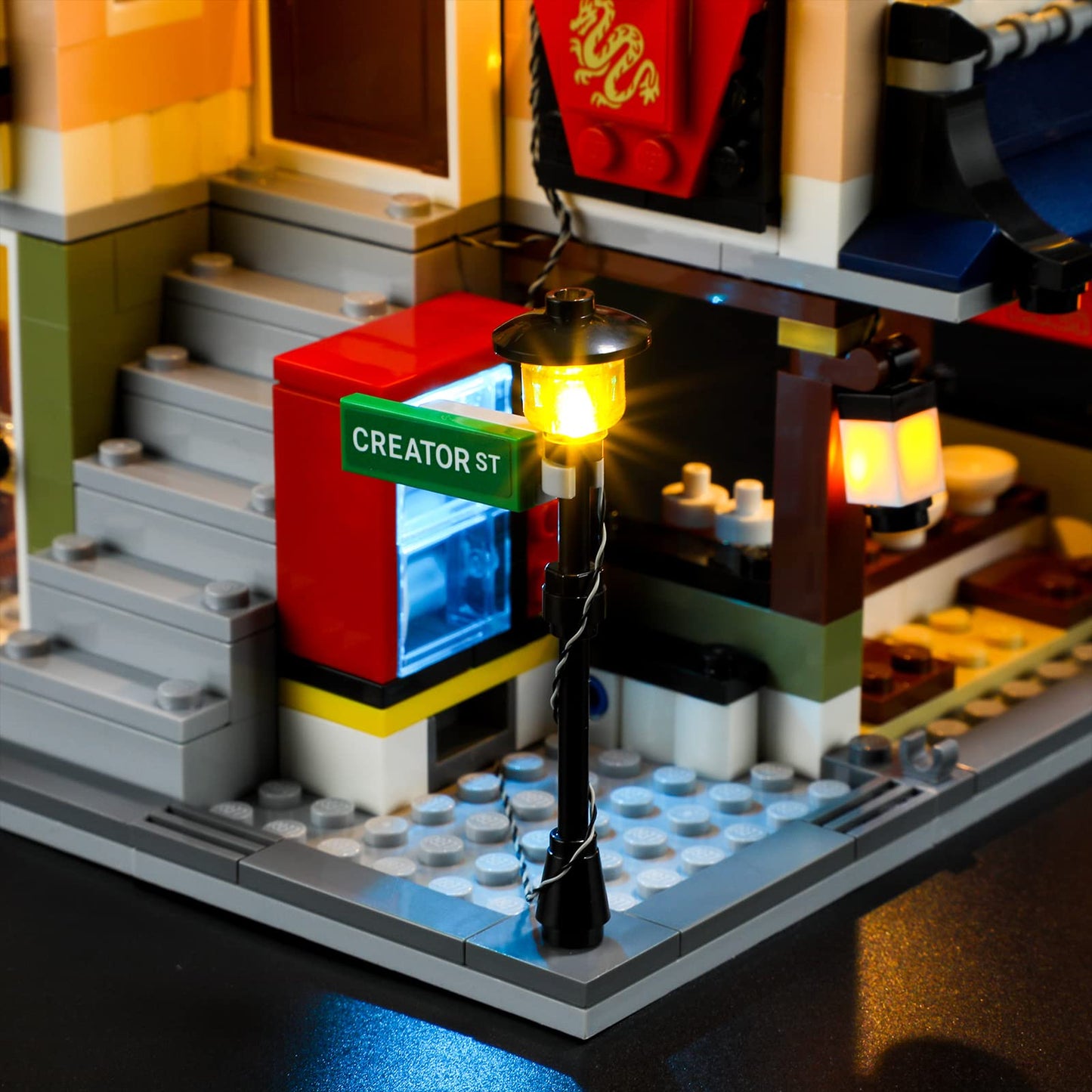 Briksmax Led Lighting Kit For Lego-31131 Downtown Noodle Shop - Compatible With Lego Creator 3-In-1 Building Blocks Model- Not Include The Lego Set