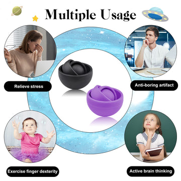 Yrissmiss Fidget Toy For Adults, Fidget Gyro Toys, Gift Ideas Fidgets Gifts For Boys Girls Teens Kids, Adhd Autism Stress Relief Finger Toy Hand Fidget Spinner