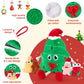5-In-1 Christmas Tree Stuffed Animal With Babies Inside, 5Pc Set Christmas Pillows Plush With Mommy & 4 Babies, Christmas Stuffe