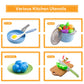 JokerKing 35Pcs Kids Kitchen Toy Accessories, Toddler Pretend Cooking Playset with Play Pots and Pans, Utensils Cookware Toys, P