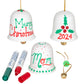 READY 2 LEARN Christmas Crafts - Design Your Own Porcelain Bells - Craft Kit for Kids - Christmas Tree Decorations - All Materia