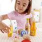 Hape Healthy Basics Kid'S Wooden Play Kitchen Accessories Food Set