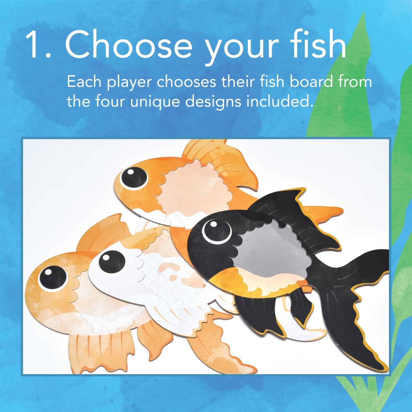 The Finest Fish | Mensa Recommended Strategic Board Game | Tile Placement Game for Adults and Families