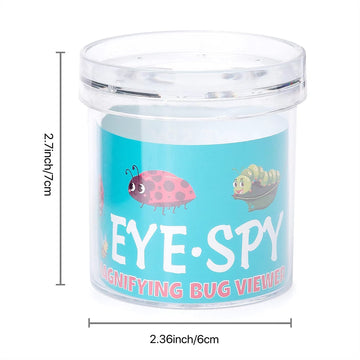 Simpless 8 Pieces Bug Viewer Critter Insect Cage Magnifying Insect Box Bug Magnifier Container Bug Catcher Cage, Science Nature