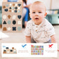 Toyhdayo Toddlers Shape Silicone Puzzle Montessori Learning Shape Toy Board For Baby & Toddler Puzzles Toys Toddler Gifts