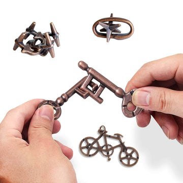 4 Pieces Brain Teaser Puzzles