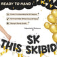 Fulmoon Pre Strung This Skibidi Rizzler Is 16 No Cap Glitter Banner 16th Birthday Party Decorations, Funny Birthday Sign, Party