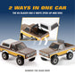 EAZYRC 1/24 RC Rock Crawler Chevy K5 Blazer 1976 - 4WD, Black, Nylon, Model 465464, 5x10x5 inches,