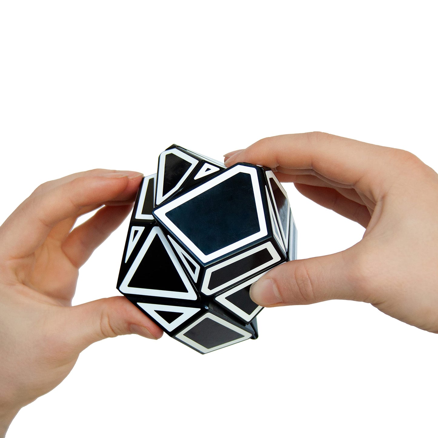 Project Genius Ghost Xtreme 3x3 Speed Cube - Multi-Color Plastic Puzzle for Brain Teasers & One-Player Games - Model M5109