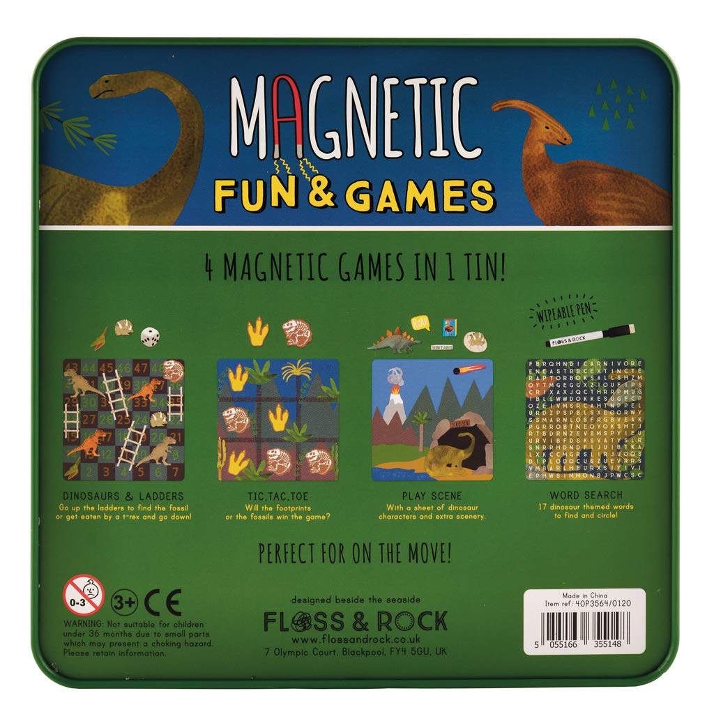 Floss & Rock Dino Magnetic Fun And Games Toy