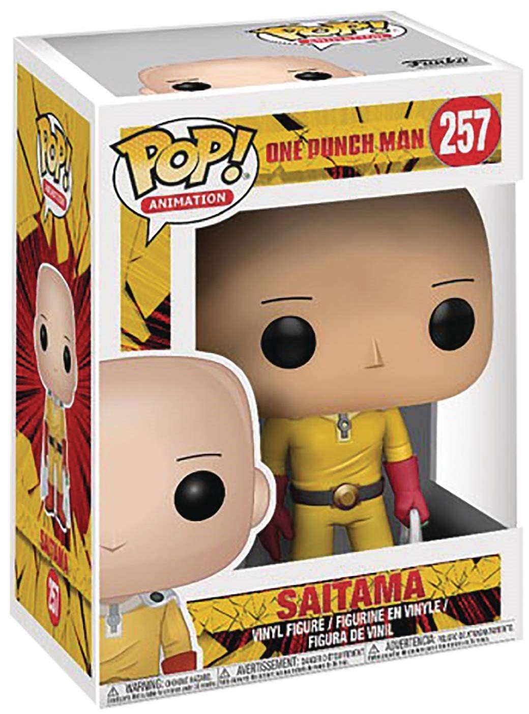 Funko Pop! Anime: One Punch Man - Saitama Vinyl Figure (Bundled With Pop Box Protector Case)