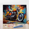 Tumovo Paint By Numbers Colored Motorcycle Diy Paint By Numbers Kit For Adults Kids Diy Canvas Paint By Numbers Watercolor Oil P