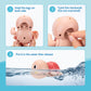 Padonise 3 Pack Bath Toys For Toddlers 1-3, Cute Swimming Turtle Bath Toys For 1 2 Year Old Boy Girl Gifts, Animal Floating Wind Up Bathtub For Kids, Preschool Toddler New Born Infant Water Pool Toys
