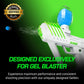 Gel Blaster Gellets Refill Ammo, 100,000 Orange Gellets - All-Natural Eco Friendly, Non-Toxic, Non-Staining & Non-Irritating Wat