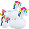 Hiboom 2 Pcs Giant Inflatable Hopping Toys 51 Inch Bouncer Animal Toys Ride On Toys Hopping Toys Hopper For Birthday Party Gifts