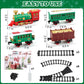 Gretex Electric Train Set With Smoke And Light For Toddlers Age 3 4 5 Year Old: Christmas Train Sets For Around The Tree With Adjustable Sound And Music Christmas Birthday Gift For Kids Age 6 7 8+