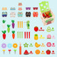 Qinkada Wooden Garden Toy, Toddler Montessori Toys for Baby Boys Girls, Wood Preschool Learning Fine Motor Skills Game, Educatio