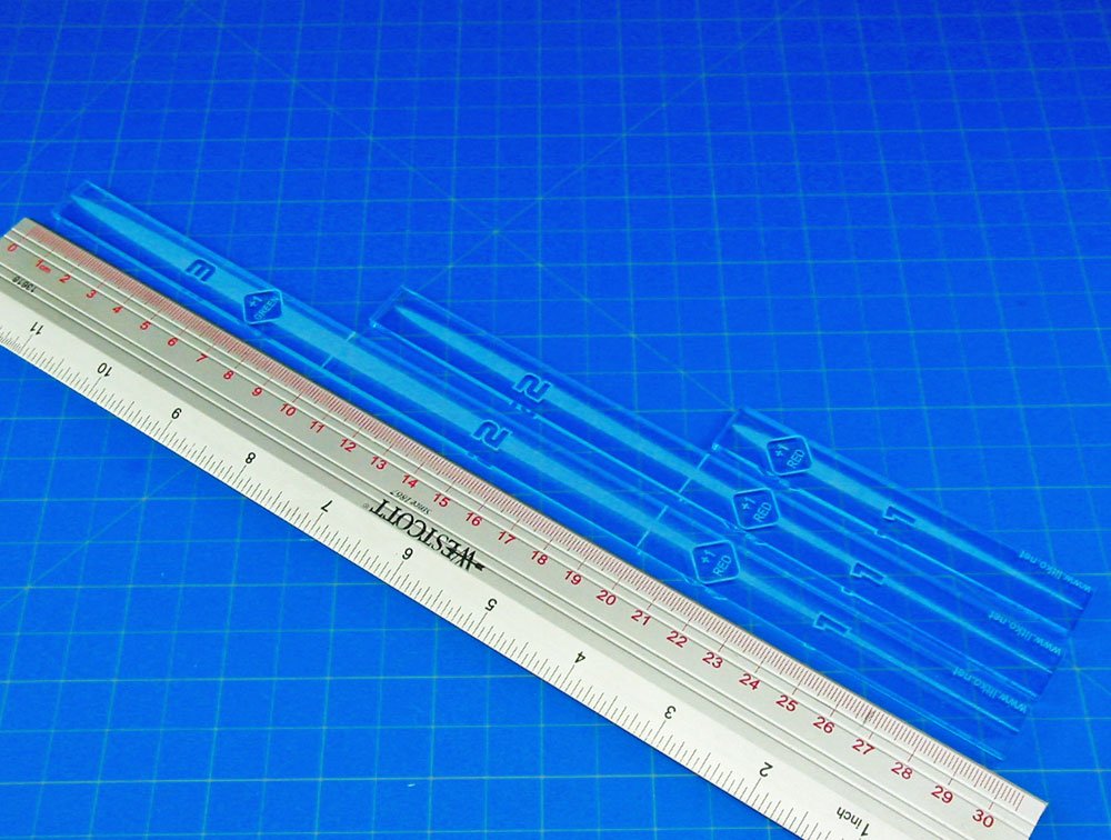 Litko Space Fighter Multi-Range Fire Gauge Set | Compatible With Star Wars: X-Wing | Set Of 3 (Transparent Light Blue)