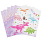 Wernnsa Girl Dinosaur Party Decorations -50 Pack Dinosaur Paper Napkins Pink Dinosaur Birthday Decorations Disposable Dino Paper Napkins For Kids Baby Girl 6.5 X 6.5 Inches
