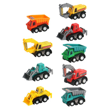 Fajiabao Construction Toy Cars for 3+ Years Old Toddler Boy Toys Mini Pull Back Cars Small Truck Toddler Stocking Stuffers Party