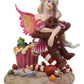 Ebros Festive Christmas Eve Holiday Fairy Hugging Gingerbread Man Statue By Amy Brown 'Twas The Night' Faery Garden Fantasy Collector Figurine As Accent Decor Or Gift Idea