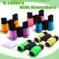 6 Pack Kids Binoculars Shock Proof Toy Binoculars Set For Age 3-12 Years Boys Girls Hunting Folding Small Telescope Birthday Gifts Bird Watching Educational Learning Camping Outdoor (Vivid Colors)
