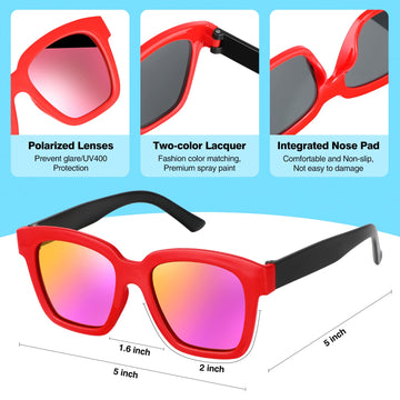 Smallzi Kids Sunglasses Bulk, Kids Sunglasses Party Favor, 24 Pack Neon Sunglasses For Kids Bulk With Uv400 Protection, Kids Sunglasses Boys Girls 3-8, Kids Summer Pool Beach Birthday Party Favors