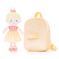 Onetoo First Baby Doll Plush Rag Doll Soft Baby Doll For Girls Sleeping Cuddle Buddy Doll Wear Yellow Dress 9.5''
