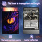 MTG Art Card Sleeves  Clear Front & Matte Back  Smooth Shuffle  66x92mm Trading Card Protectors