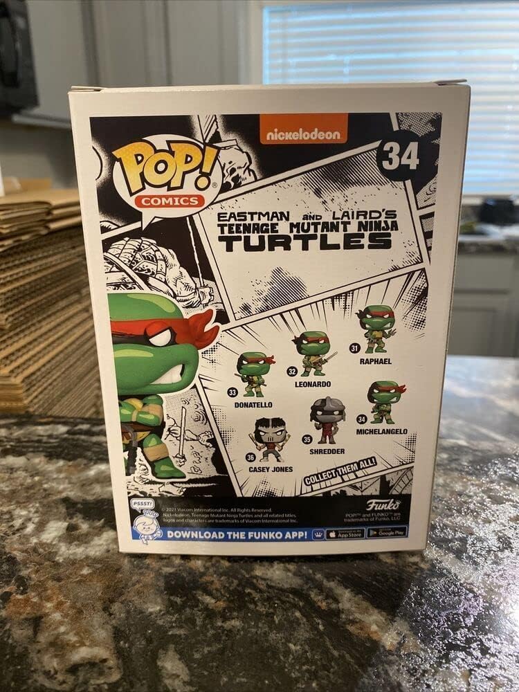 Pop! Comics Teenage Mutant Ninja Turtles: Michelangelo Previews Exclusive Vinyl Figure