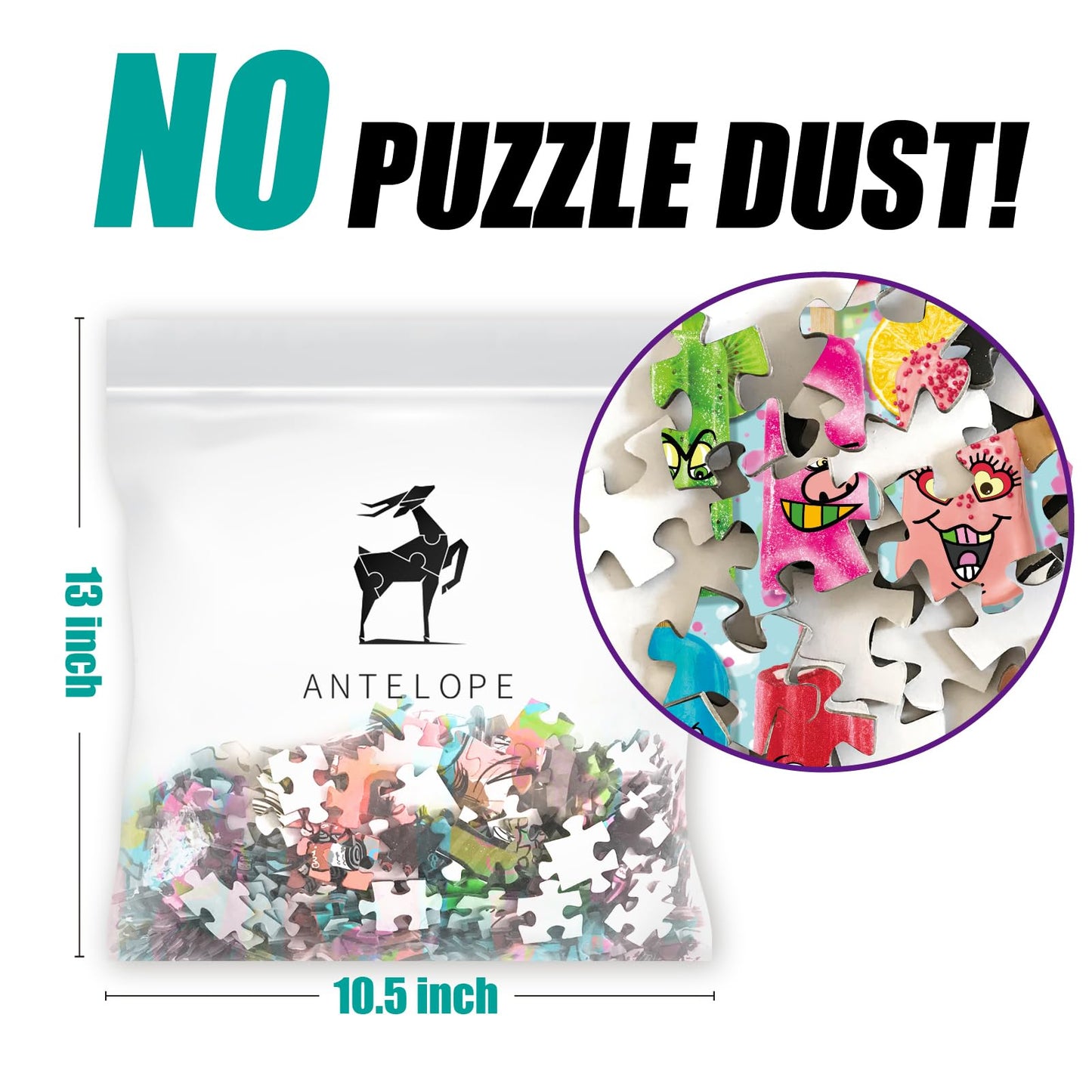 Antelope - 1000 Piece Puzzle For Adults, Popsicle - Jigsaw Puzzles 1000 Pieces, High Resolution, Matte Finish, No Dust