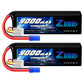 Zeee 4S Lipo Battery 9000mAh 14.8V 100C Soft Case RC Battery EC5 Connector with Metal Plates for RC Car Truck Tank Racing Models