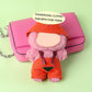 17cm Clothes Set(NO Doll)  Cute Hat & Unique Pocket Design Overalls Dress-up Set  Handmade Clothing Designed for 17cm Doll(Overalls (Red))