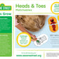 MasterPieces Sesame Street Heads & Toes Matching Game - Fun Educational Play - Model 12201 - Team Color