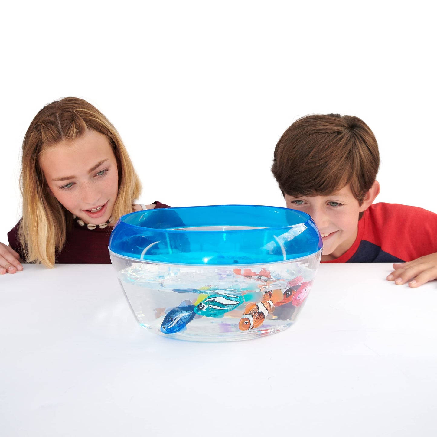 Robo Alive Robo Fish 7126 Robotic Fish Playset, Assorted Colours, Plastic, 13.5 x 30 x 28.5 cm