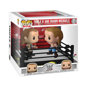 Funko Pop! Moments: Ss Ring With Triple H & Shawn Michaelsh/Michaels - Wwe - Collectable Vinyl Figure - Gift Idea - Official Merchandise - For Kids & Adults - Sports Fans