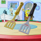SpongeBob SquarePants Krabby Patty Toy Combo Meal Playset - Child-Size Plastic Fast Food Set with Interactive Burgers and Fries
