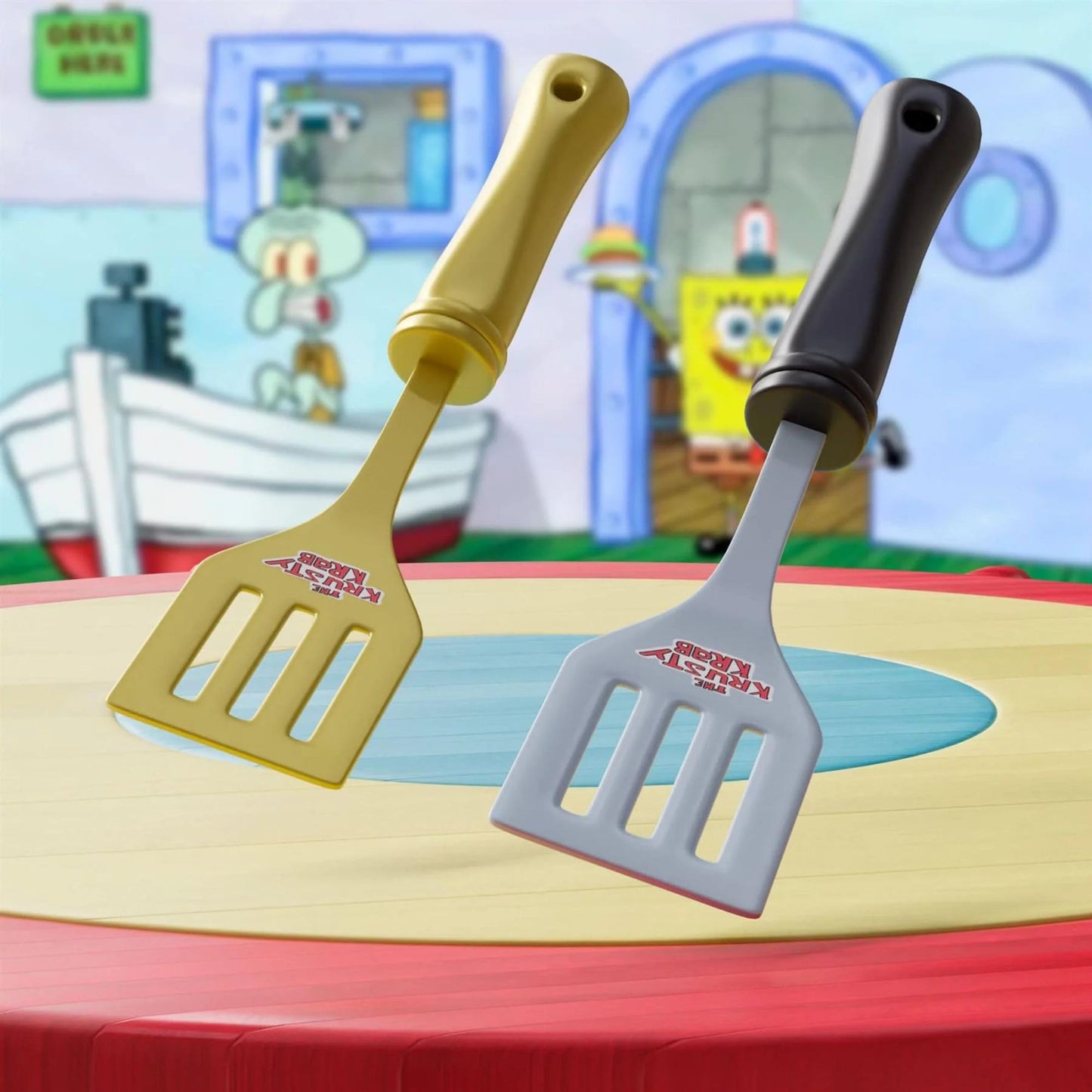 SpongeBob SquarePants Krabby Patty Toy Combo Meal Playset - Child-Size Plastic Fast Food Set with Interactive Burgers and Fries